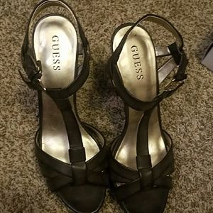 Dark Brown Guess heels